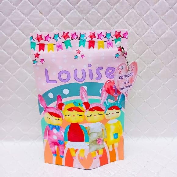 Kit 20 Saquinhos Metalizado Personalizado Metoo Doll - P