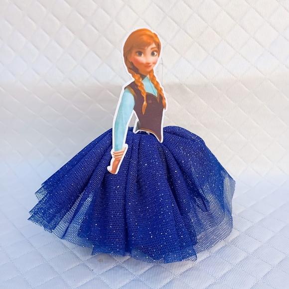 Tubete Anna Frozen com Tule