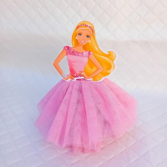 Tubete Barbie com Tule