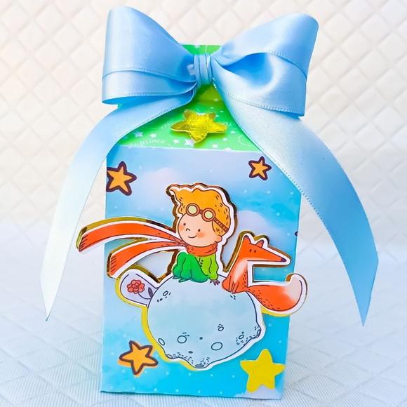 Caixa Milk Box Personalizado Pequeno Príncipe - 20 Peças