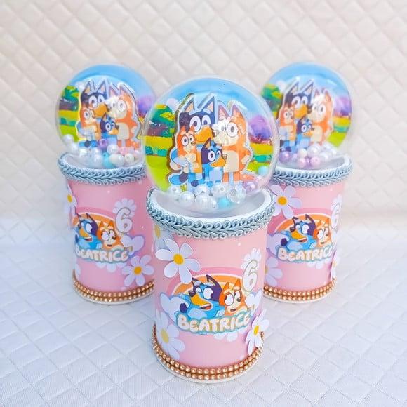 Cofrinho Personalizado Bluey Menina - 10 Peças