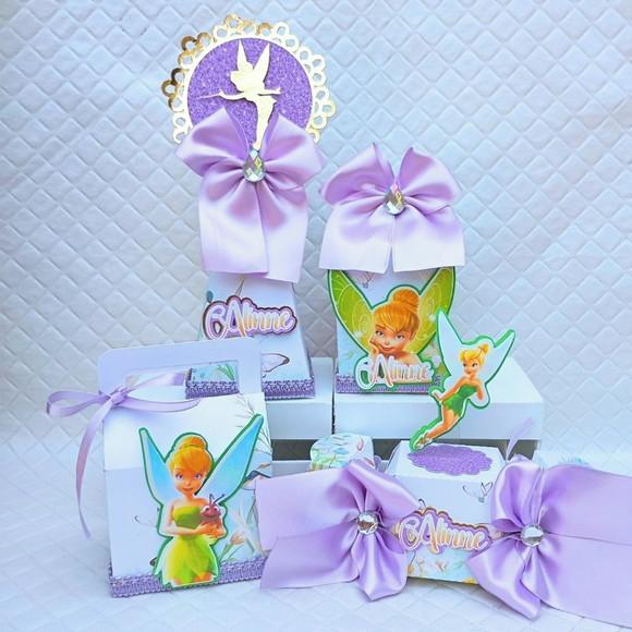 Kit 20 Caixas Personalizado Sininho Tinker Bell