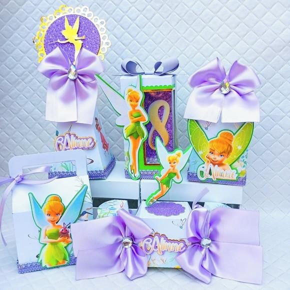 Kit 20 Caixas Personalizado Sininho Tinker Bell