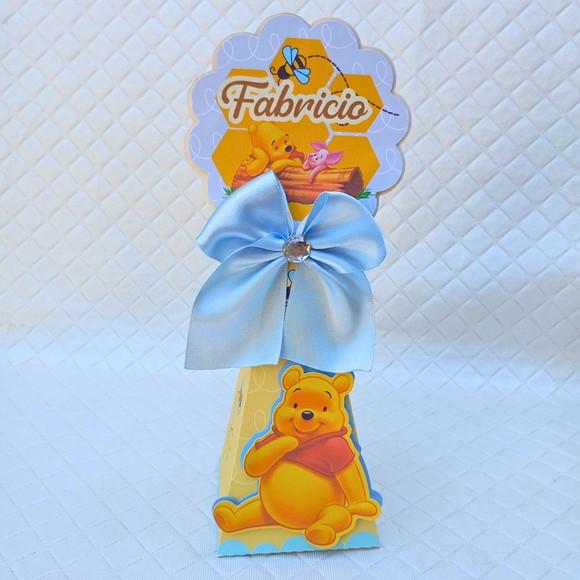 Caixa Cone/pirâmide Ursinho Pooh - 20 Peças