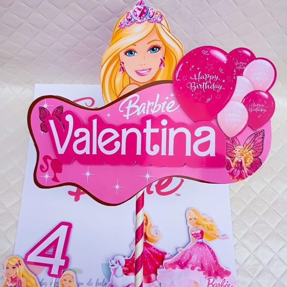 Topo de Bolo Barbie