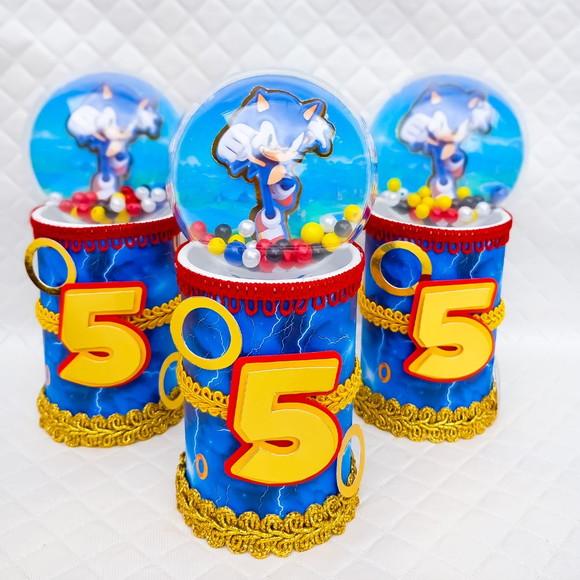 Cofrinho Sonic Luxo - 10 Itens