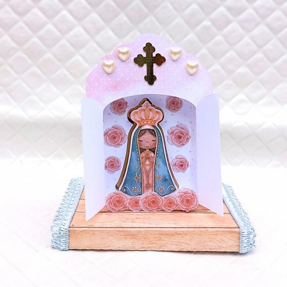 Caixa Kit Kat Oratório Nossa Senhora Aparecida - 20 Peças