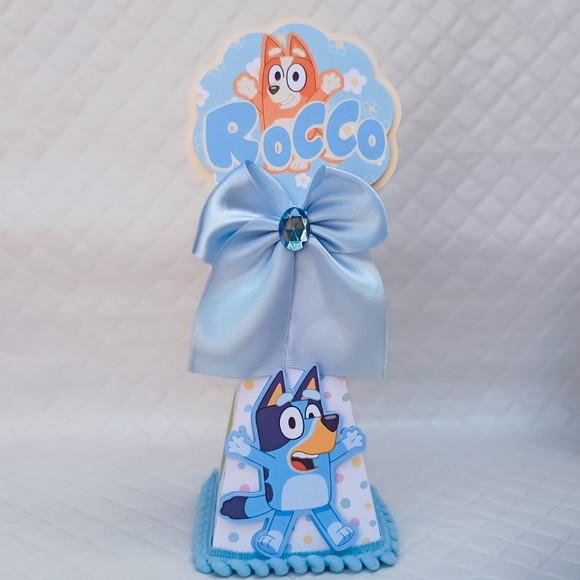 Caixa Cone/pirâmide Bluey Luxo Menino - 20 Peças