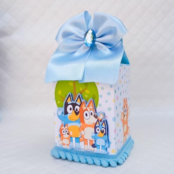 Caixas Milk Box Bluey Luxo Menino - 20 Peças