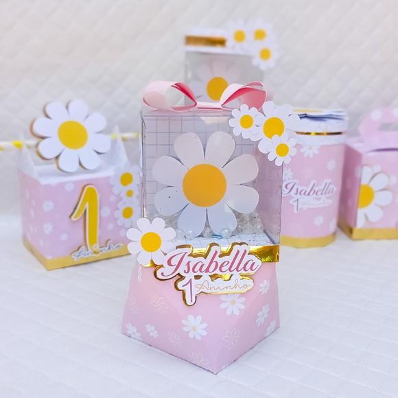 Caixa Petit Box Personalizado Margarida Premium