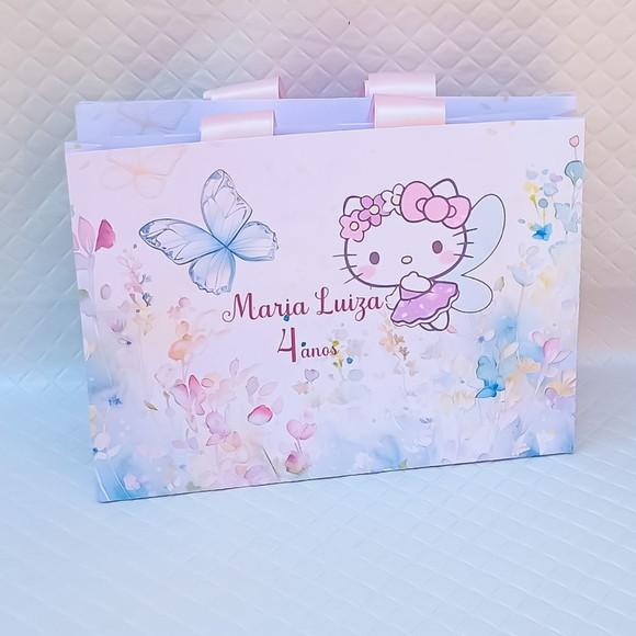 Sacolinha Personalizada Hello Kitty Gg