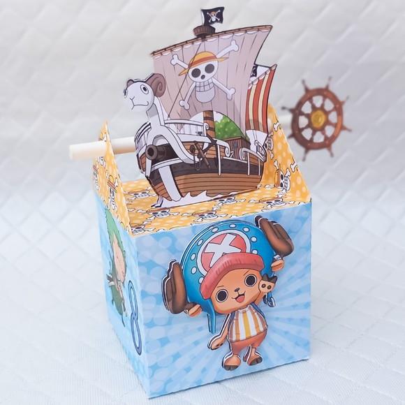 Caixa Canudo One Piece - 20 Peças