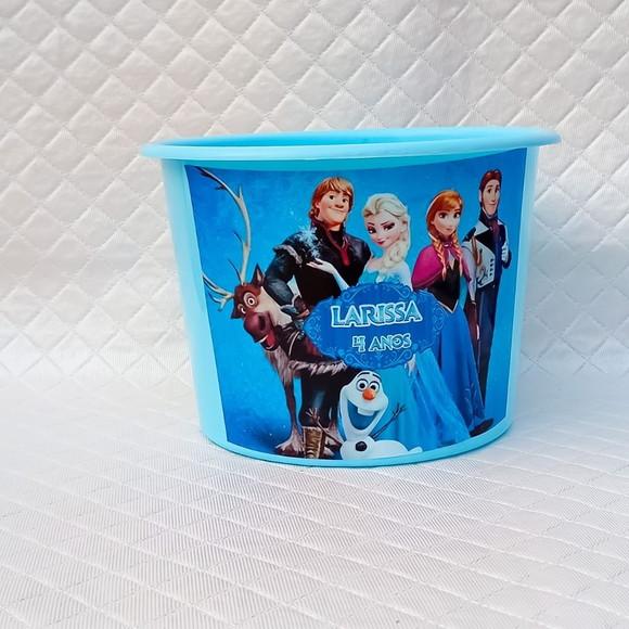 Kit Lembrancinha Balde Frozen