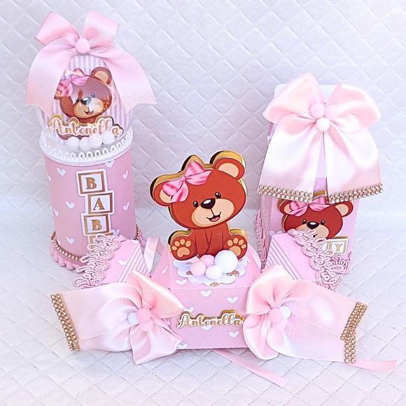 Kit Ursinha Chá de Bebe Super Luxo