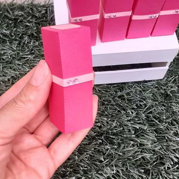 15 Caixas Batom Barbie Personalizados