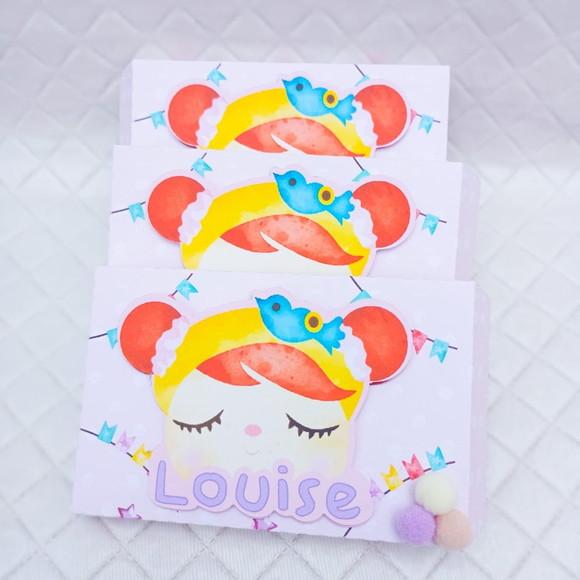 Caixa Kit Kat Personalizado Metoo Doll Aquarela - 20 Peças