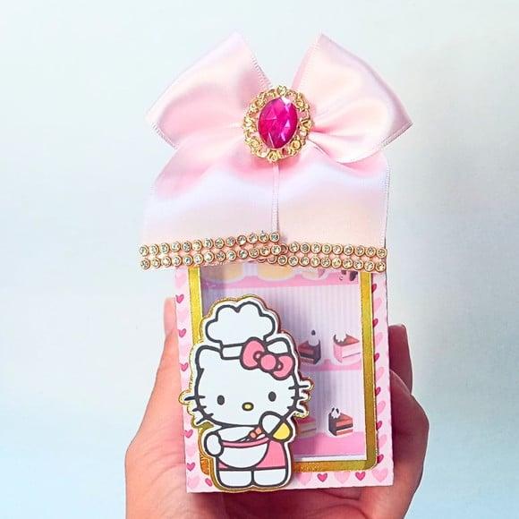 Caixa Milk Box Hello Kitty Luxo (20 Itens)