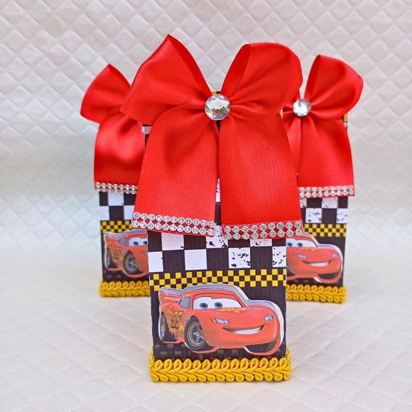 Caixa Milk Box Carros Disney Mcqueen - 10 Peças
