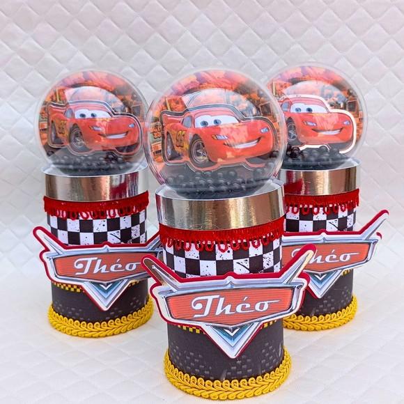 Cofrinho Personalizado Carros Disney Mcqueen - 10 Peças