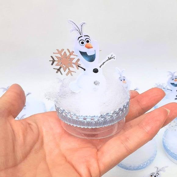 Kit 15 Latinhas Lembrancinha Frozen Luxo