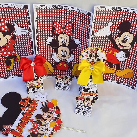 Kit Só Um Bolinho Minnie e Mickey