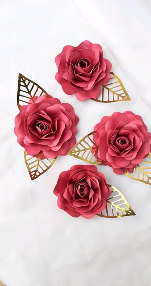 Flores de papel