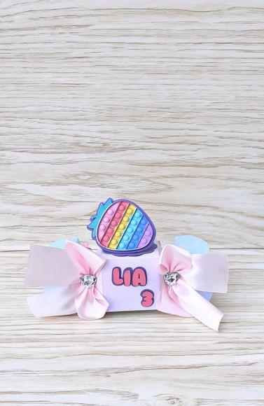 Caixa bala Fidget Toys Pop It (5 unidades)