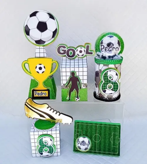 Kit 20 Caixas Personalizado Futebol