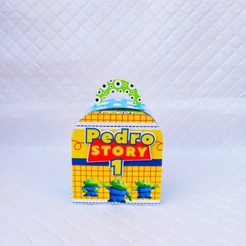 Caixa Maleta Personalizados Toy Story - 20 Peças