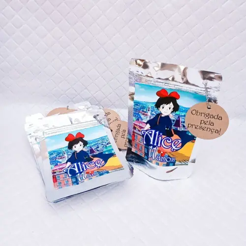Kit 30 Saquinho Metalizado o Serviço de Entregas da Kiki - P
