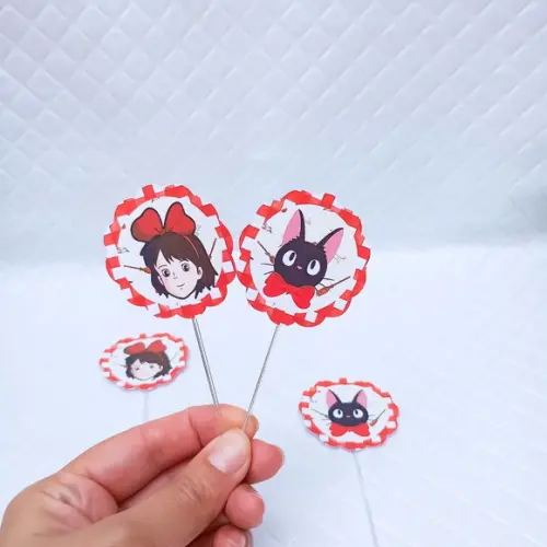 Kit 50 Topper para Docinho o Serviço de Entregas da Kiki