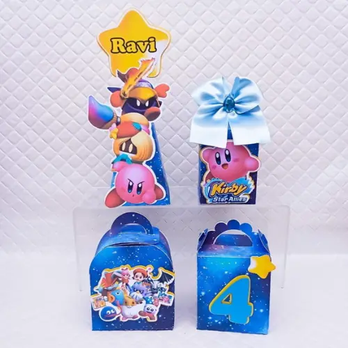 Kit 20 Caixas Personalizado Game Kirby