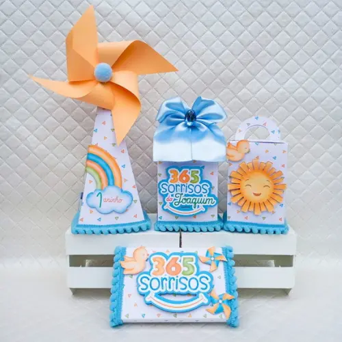 Kit 40 Caixas Personalizado 365 Sorrisos Luxo