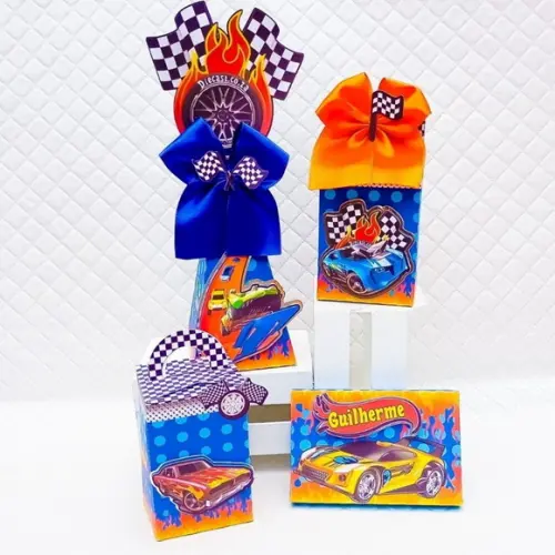 Kit 60 Caixas Personalizado Hot Wheels