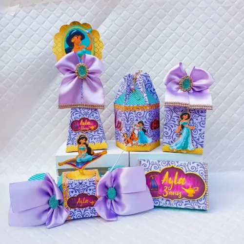Kit 40 Caixas Personalizado Jasmine Luxo