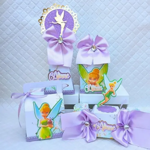 Kit 40 Caixas Personalizado Sininho Tinker Bell