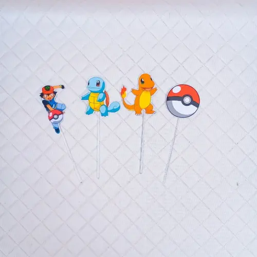Topper para Docinho Pokémon -50 Peças