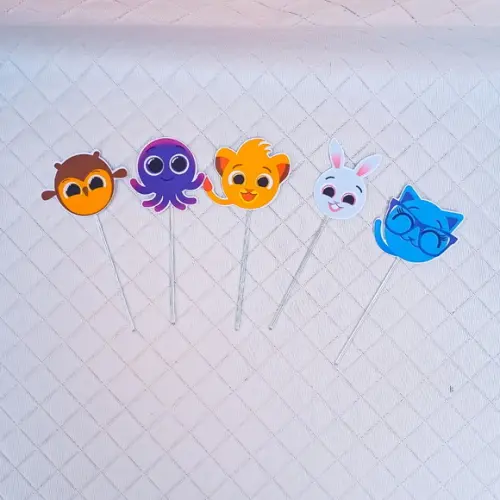 Topper para Docinho Bolofofos -50 Peças