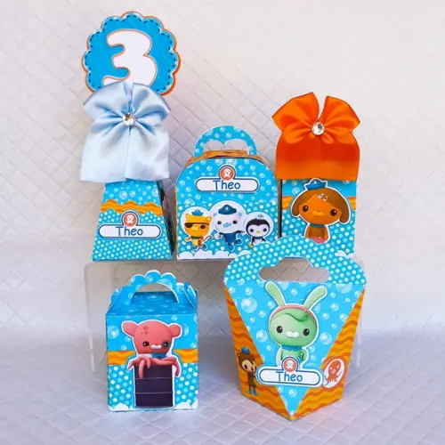 Kit 20 Caixas Personalizado Octonautas