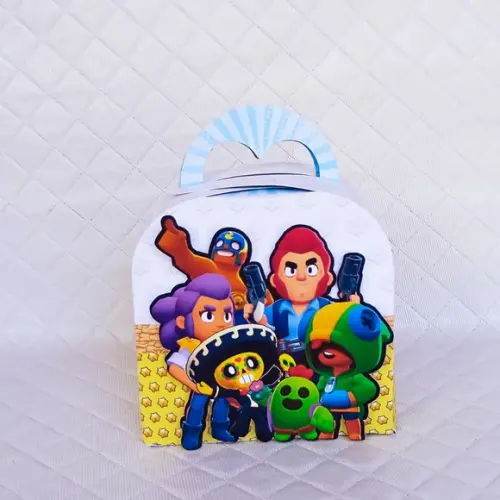 Caixa Maleta Brawl Stars - 20 Peças