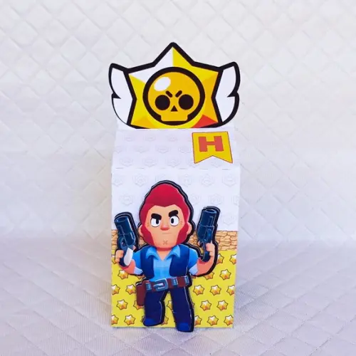 Caixa Milk Box Brawl Stars - 20 Peças