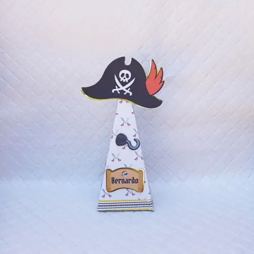 Caixa Cone/pirâmide Pirata - 20 Peças