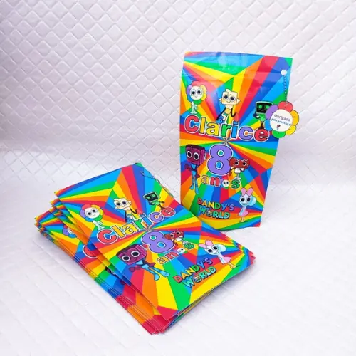 Kit 30 Saquinho Metalizado m - Dandys World