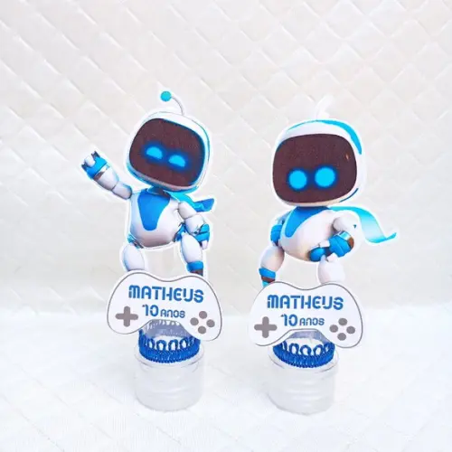 Kit 20 Tubete Lembrancinha Astro Bot