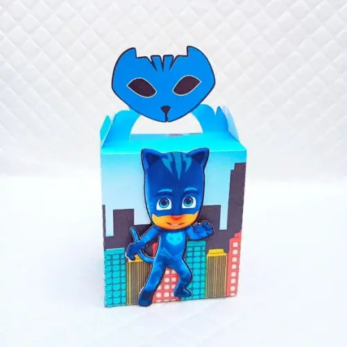 Caixa Lanchinho Pj Mask - 20 Peças