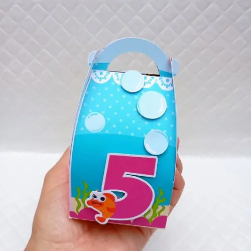 Caixa Bolsinha Personalizado Baby Shaker Menina - 20 Peças