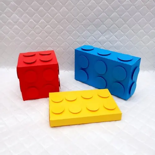 Kit 15 Caixas Personalizada Lego