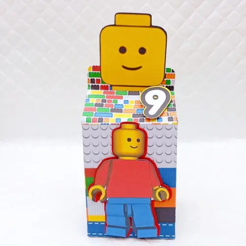 Caixa Milk Box Personalizado Lego