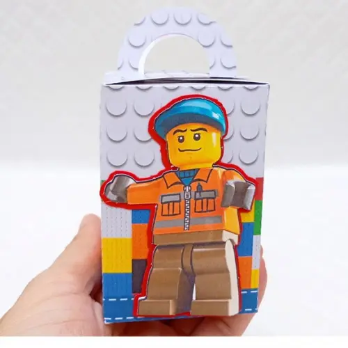 Caixa Alça Alta Personalizado Lego
