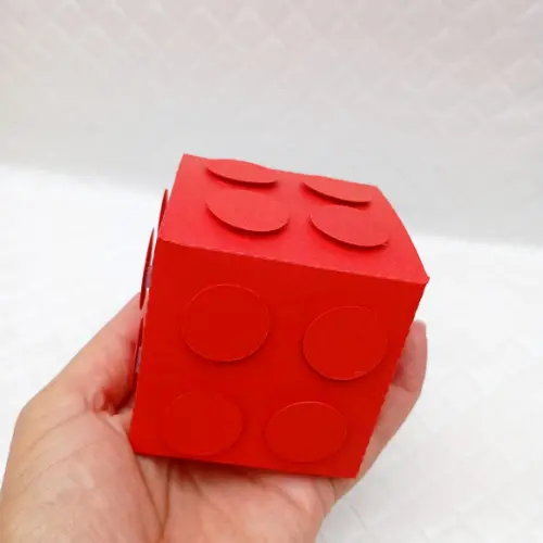 Caixa Cubo Lego - 20 Peças